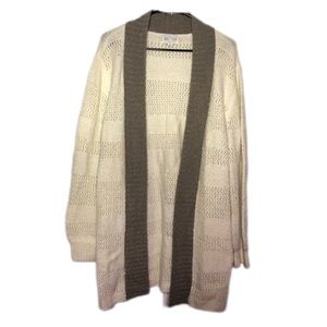 Open Front Knit Cardigan